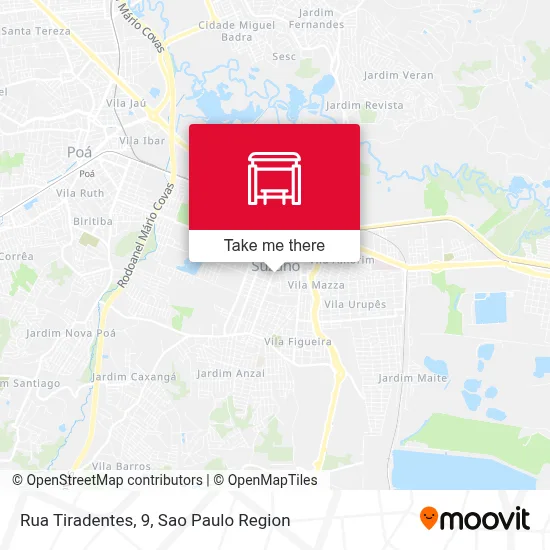Rua Tiradentes, 9 map