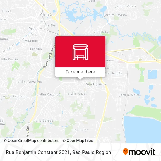 Rua Benjamin Constant 2021 map