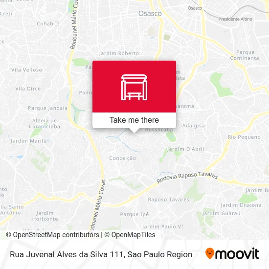 Rua Juvenal Alves da Silva 111 map