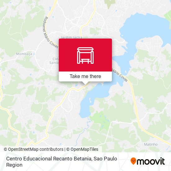 Centro Educacional Recanto Betania map