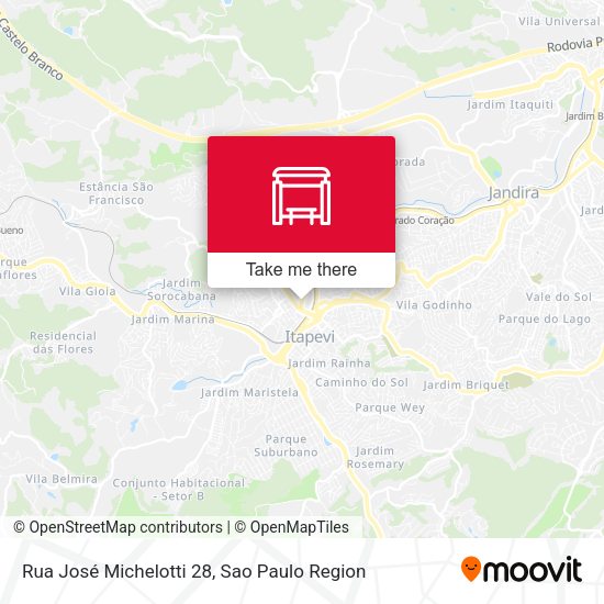 Rua José Michelotti 28 map