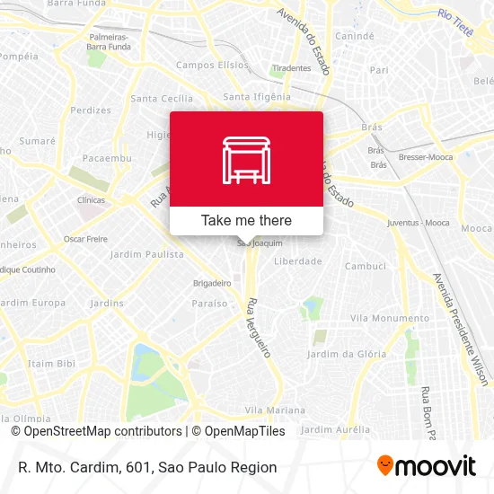 R. Mto. Cardim, 601 map