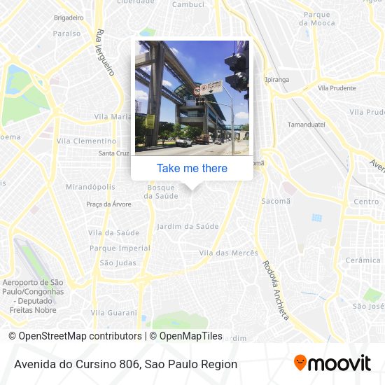 Avenida do Cursino 806 map