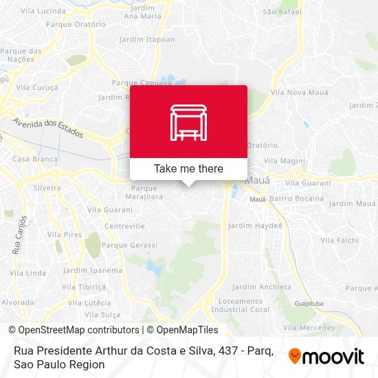 Rua Presidente Arthur da Costa e Silva, 437 - Parq map