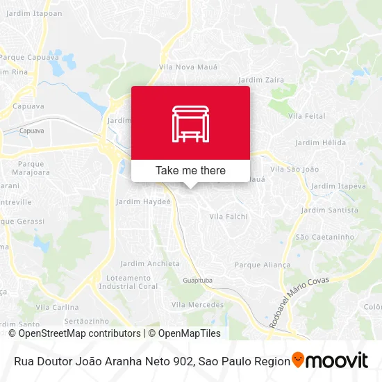 Rua Doutor João Aranha Neto 902 map