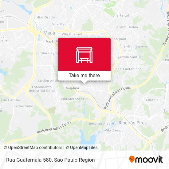 Rua Guatemala 580 map