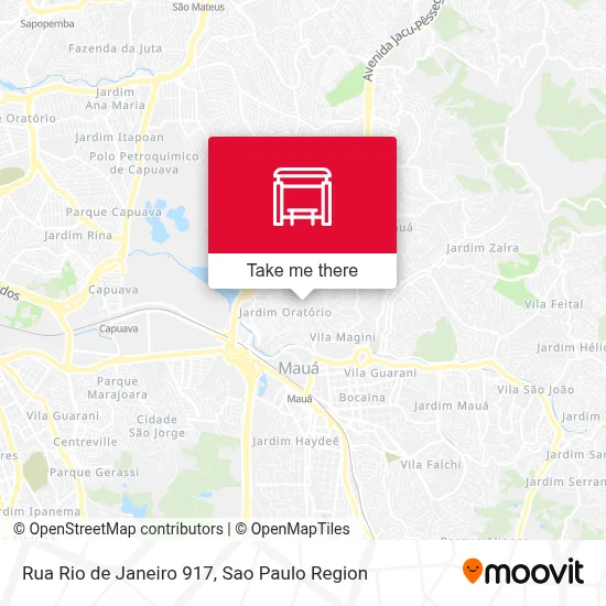 Rua Rio de Janeiro 917 map