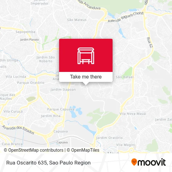 Rua Oscarito 635 map