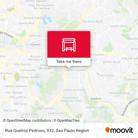 Rua Queiroz Pedroso, 932 map