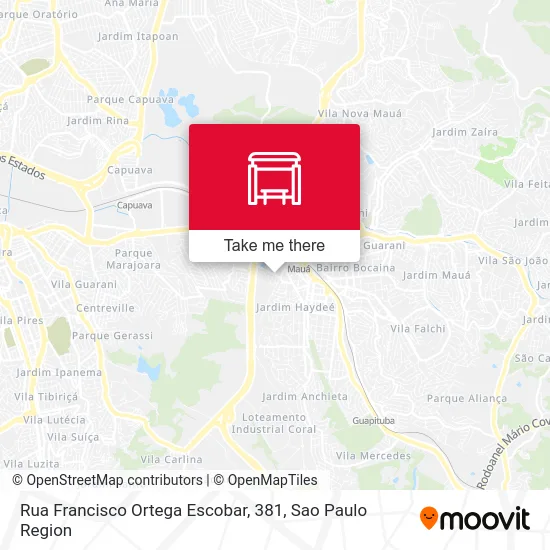 Rua Francisco Ortega Escobar, 381 map