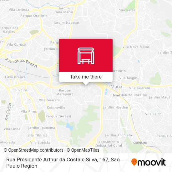 Rua Presidente Arthur da Costa e Silva, 167 map