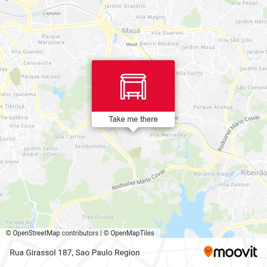Rua Girassol 187 map