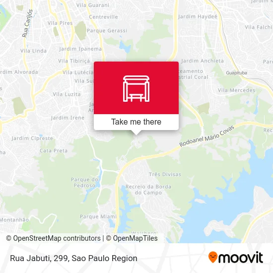 Rua Jabuti, 299 map