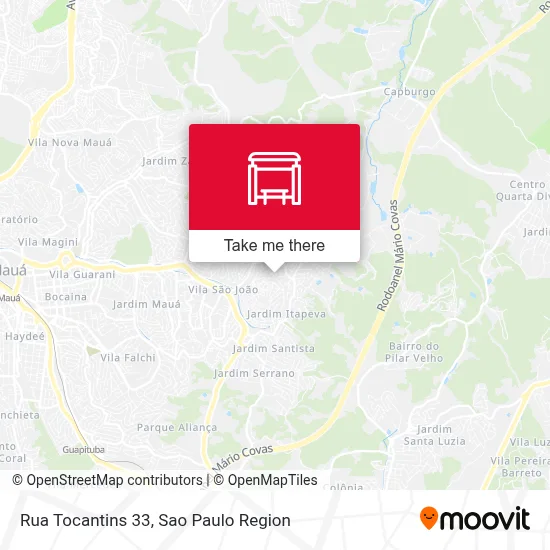 Rua Tocantins 33 map