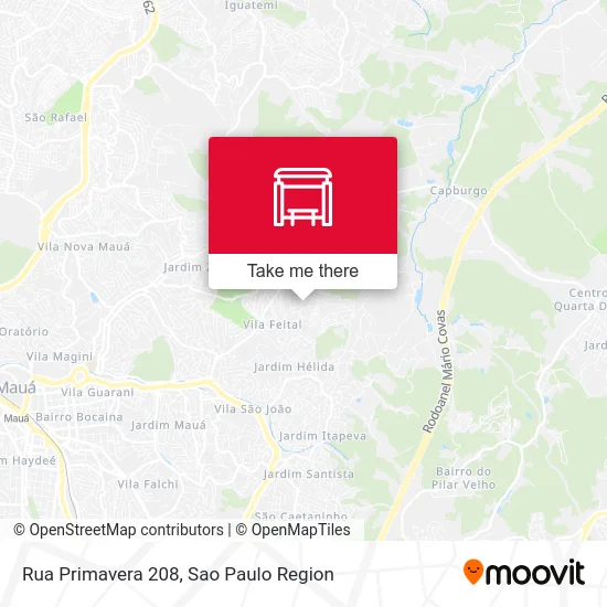 Rua Primavera 208 map