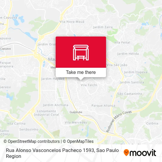 Rua Alonso Vasconcelos Pacheco 1593 map