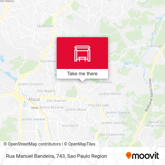 Rua Manuel Bandeira, 743 map
