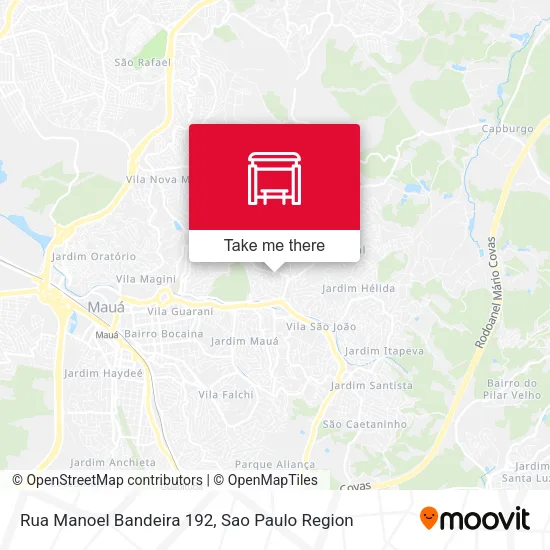 Rua Manoel Bandeira 192 map