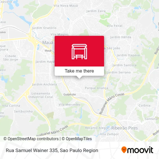 Rua Samuel Wainer 335 map