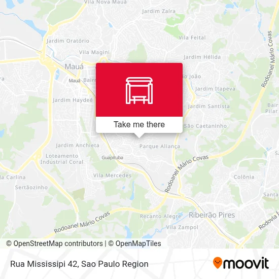 Rua Mississipi 42 map