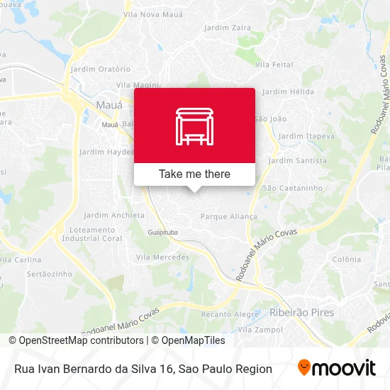 Rua Ivan Bernardo da Silva 16 map