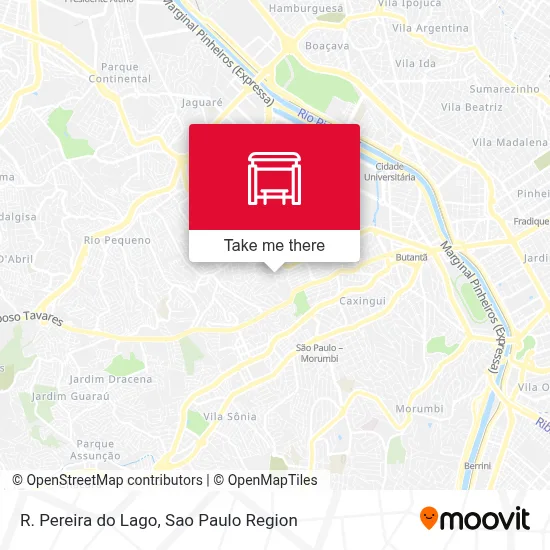 R. Pereira do Lago map