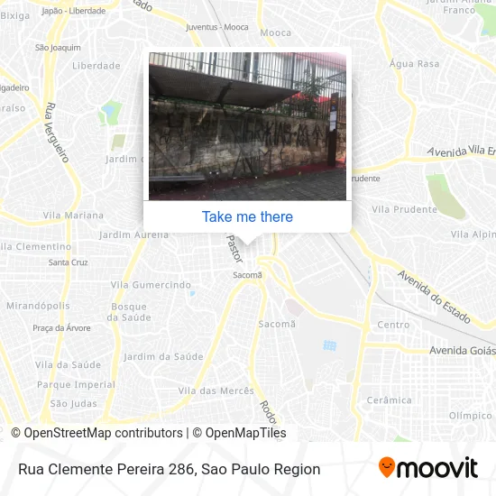 Rua Clemente Pereira 286 map