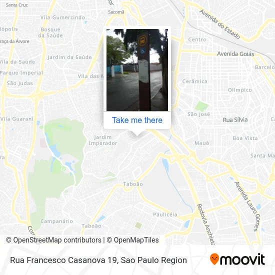 Rua Francesco Casanova 19 map