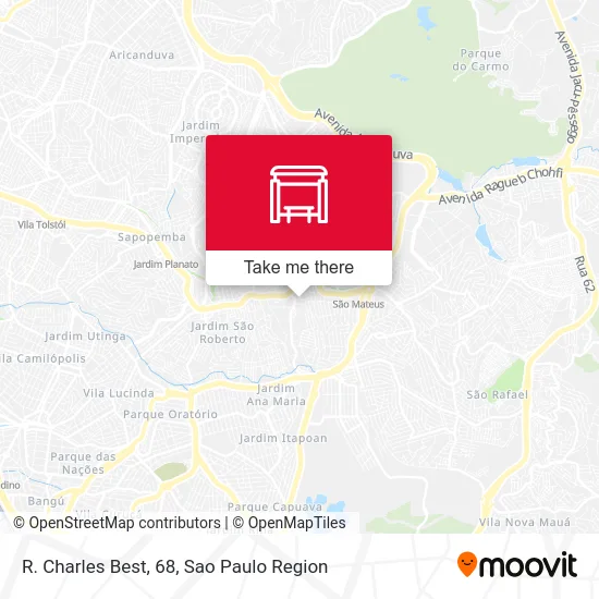 R. Charles Best, 68 map