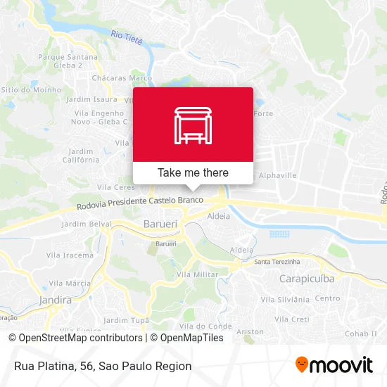 Rua Platina, 56 map