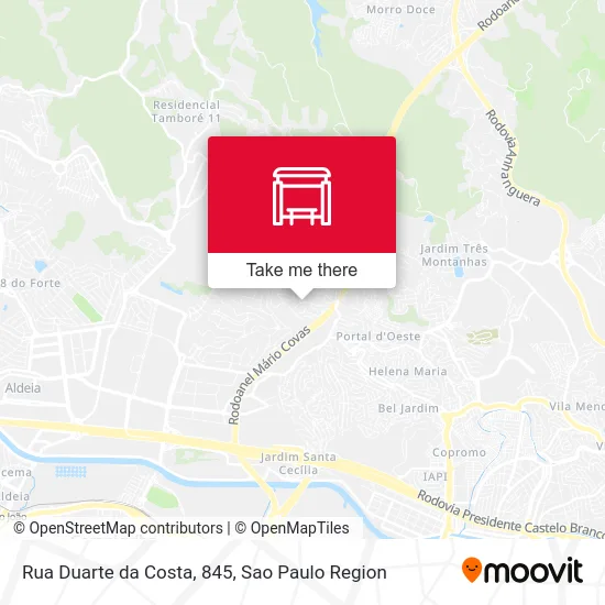 Rua Duarte da Costa, 845 map