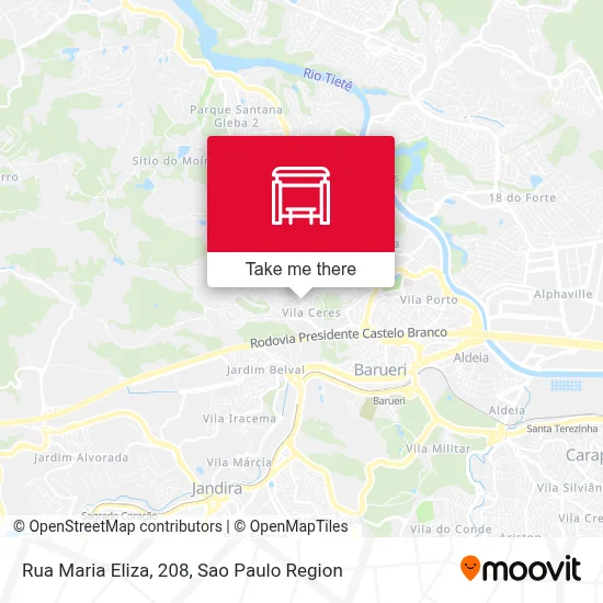 Rua Maria Eliza, 208 map