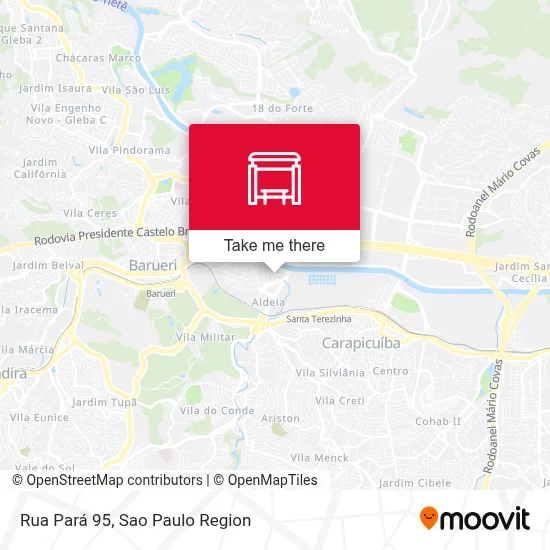 Rua Pará 95 map