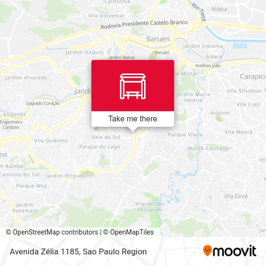 Avenida Zélia 1185 map