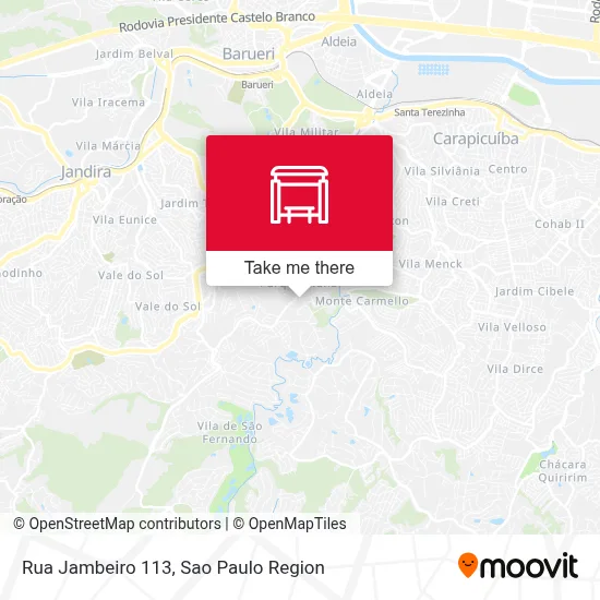 Rua Jambeiro 113 map
