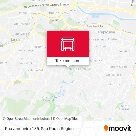 Rua Jambeiro 185 map