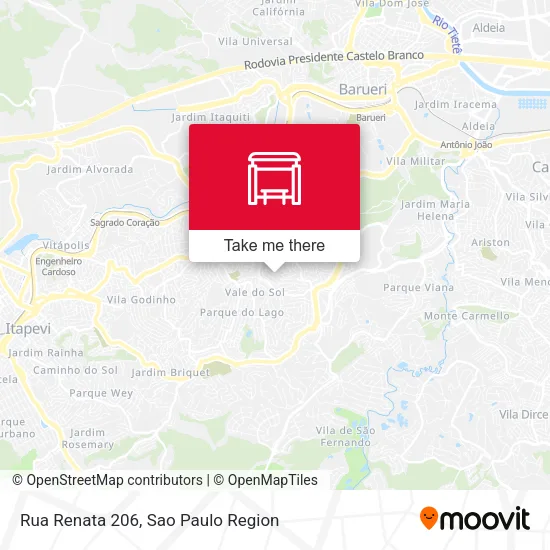 Rua Renata 206 map