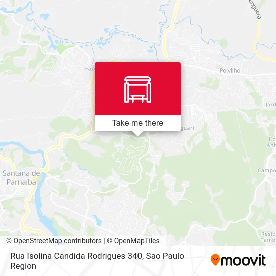 Rua Isolina Candida Rodrigues 340 map