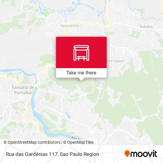 Rua das Gardênias 117 map