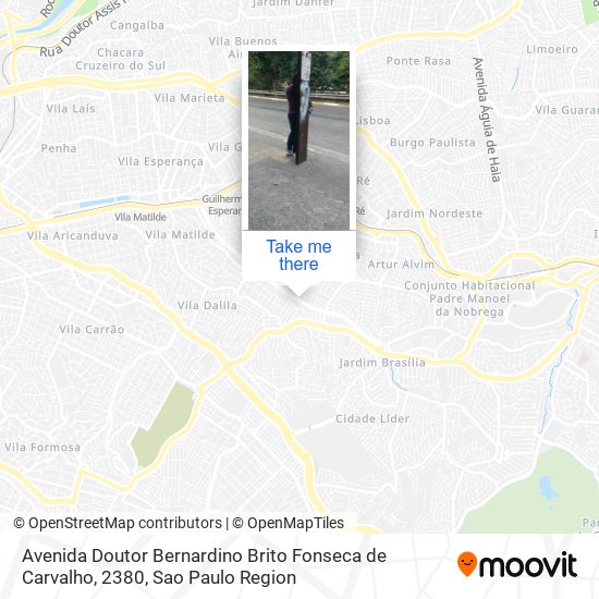 Avenida Doutor Bernardino Brito Fonseca de Carvalho, 2380 map