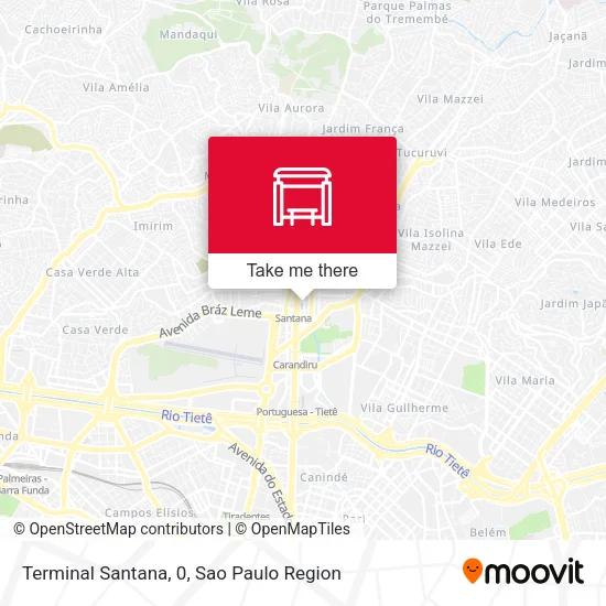 Terminal Santana, 0 map