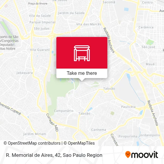 R. Memorial de Aires, 42 map