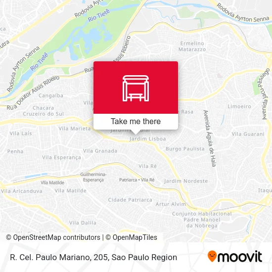 R. Cel. Paulo Mariano, 205 map