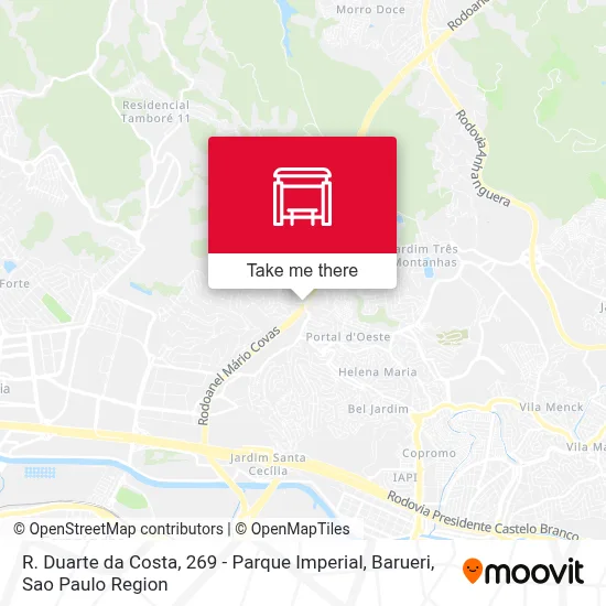 R. Duarte da Costa, 269 - Parque Imperial, Barueri map