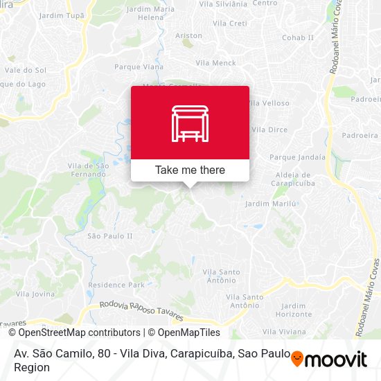 Av. São Camilo, 80 - Vila Diva, Carapicuíba map