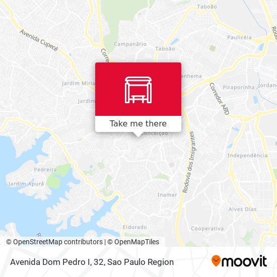 Avenida Dom Pedro I, 32 map