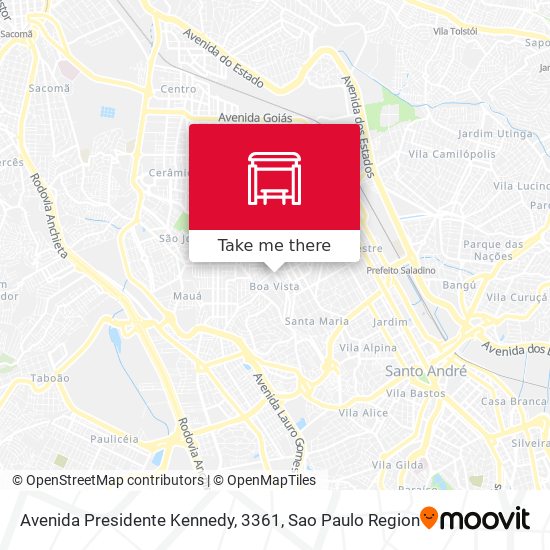 Mapa Avenida Presidente Kennedy, 3361