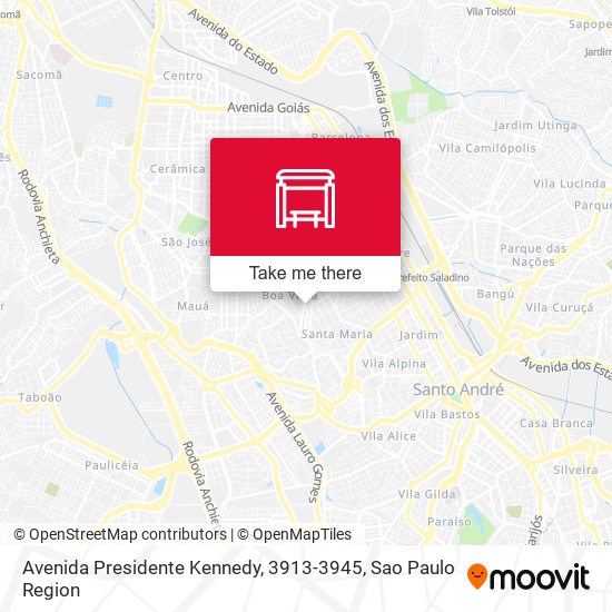 Avenida Presidente Kennedy, 3913-3945 map