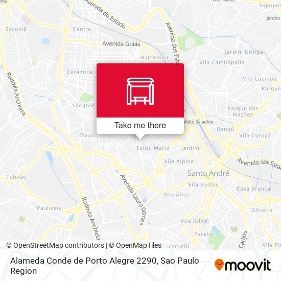 Alameda Conde de Porto Alegre 2290 map