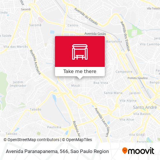 Avenida Paranapanema, 566 map